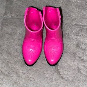 pink baby doll boots